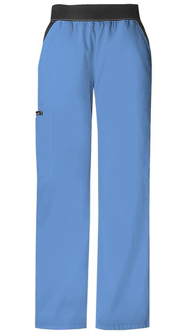 Mid Rise Knit Waist Pull-On Pant