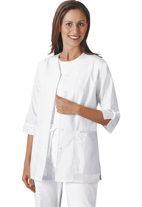 3/4 Sleeve Embroidered Jacket