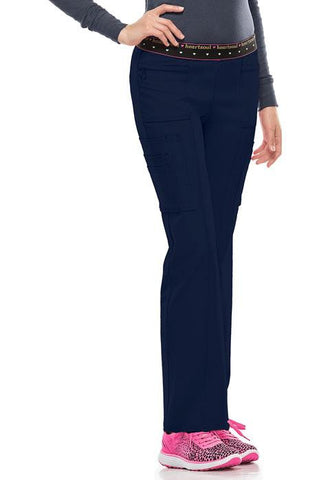 "BFF" Mid Rise Elastic Waist Cargo Pant