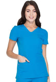 "Pitter-Pat" Shaped V-Neck Top