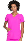 "Pitter-Pat" Shaped V-Neck Top