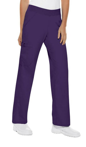 Mid Rise Knit Waist Pull-On Pant