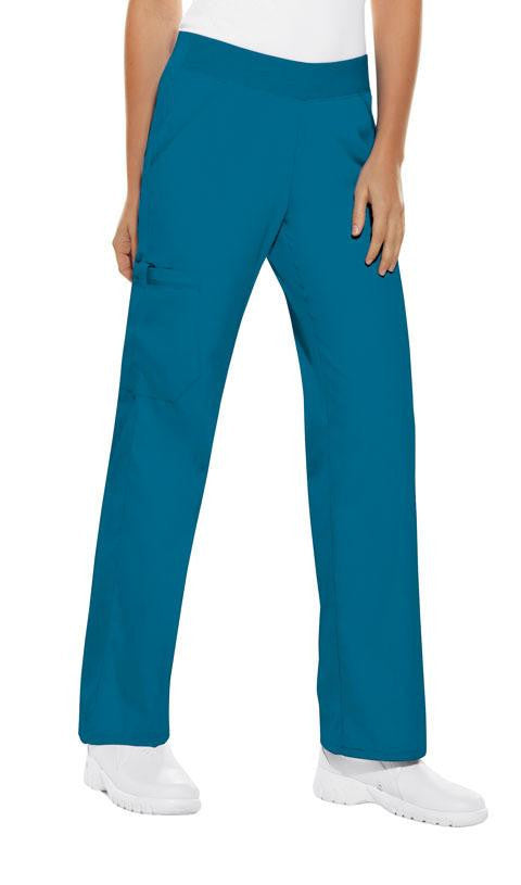 Mid Rise Knit Waist Pull-On Pant