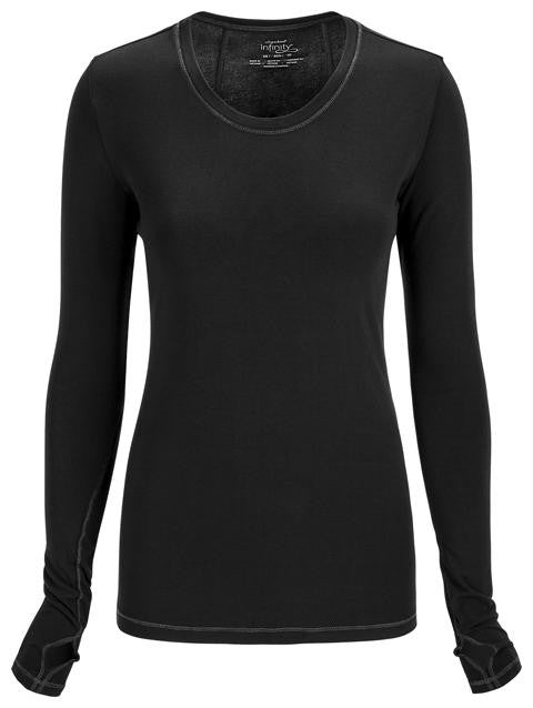 Long Sleeve Underscrub Knit Tee