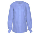 Unisex Snap Front Warm-up Jacket