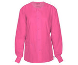 Unisex Snap Front Warm-up Jacket