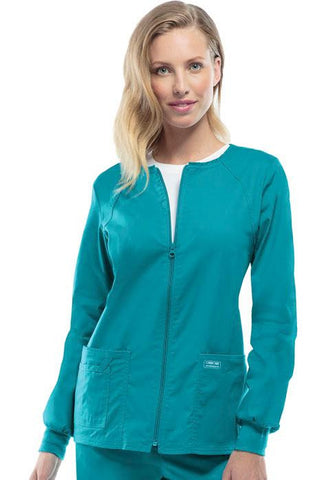 Zip Front Warm-Up Jacket