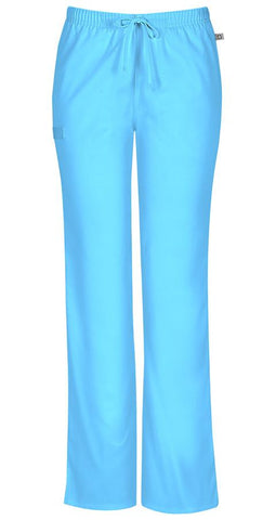 Mid Rise Moderate Flare Drawstring Pant