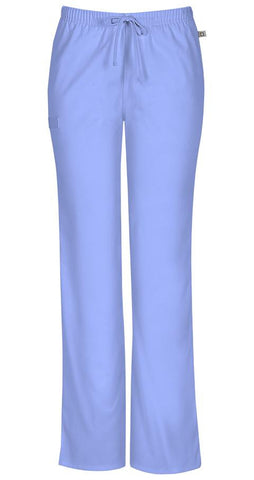 Mid Rise Moderate Flare Drawstring Pant