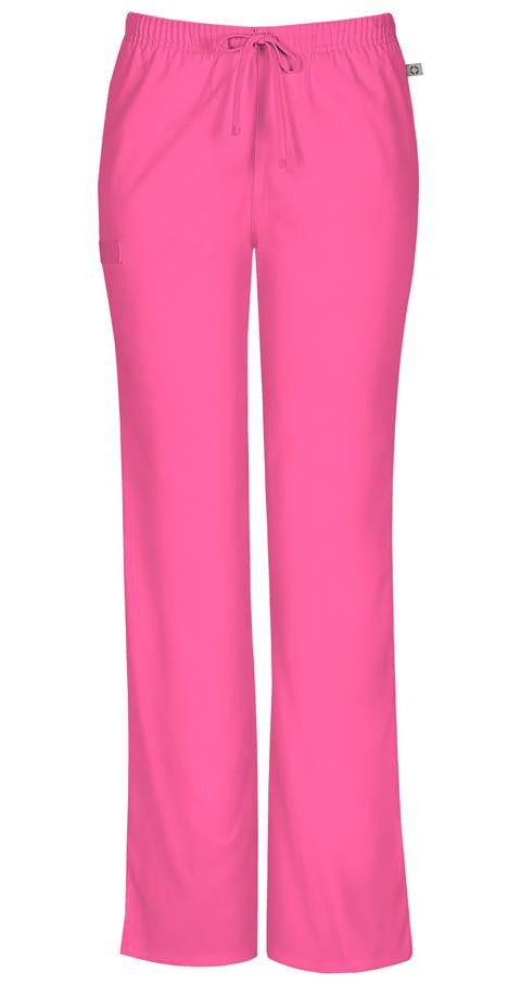 Mid Rise Moderate Flare Drawstring Pant