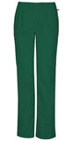 Mid Rise Straight Leg Elastic Waist Pant