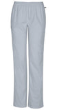 Mid Rise Straight Leg Elastic Waist Pant