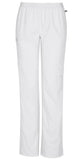 Mid Rise Straight Leg Elastic Waist Pant