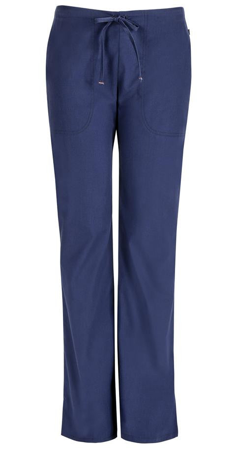 Mid Rise Moderate Flare Drawstring Pant