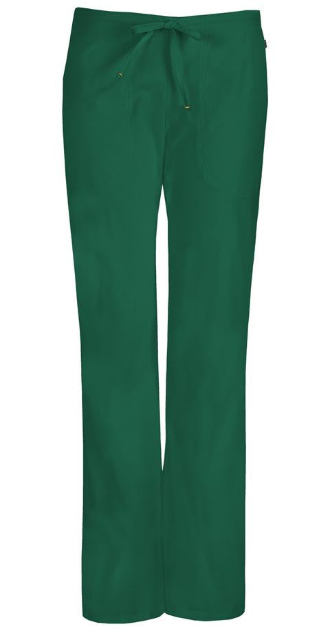 Mid Rise Moderate Flare Drawstring Pant