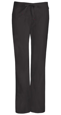 Mid Rise Moderate Flare Drawstring Pant