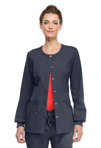 Snap Front Warm-up Jacket