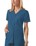 Snap Front V-Neck Top