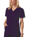 Snap Front V-Neck Top