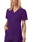 Snap Front V-Neck Top