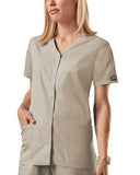 Snap Front V-Neck Top