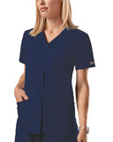 Snap Front V-Neck Top