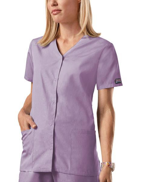 Snap Front V-Neck Top