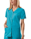 Snap Front V-Neck Top