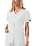 Snap Front V-Neck Top