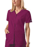 Snap Front V-Neck Top