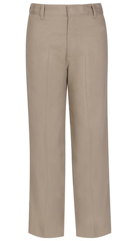 Boys Slim Adj. Waist Flat Front Pant
