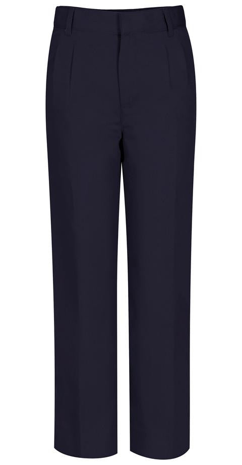 Boys Husky Pleat Front Pant