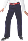 Girls Adj. Waist Flat Front Trouser