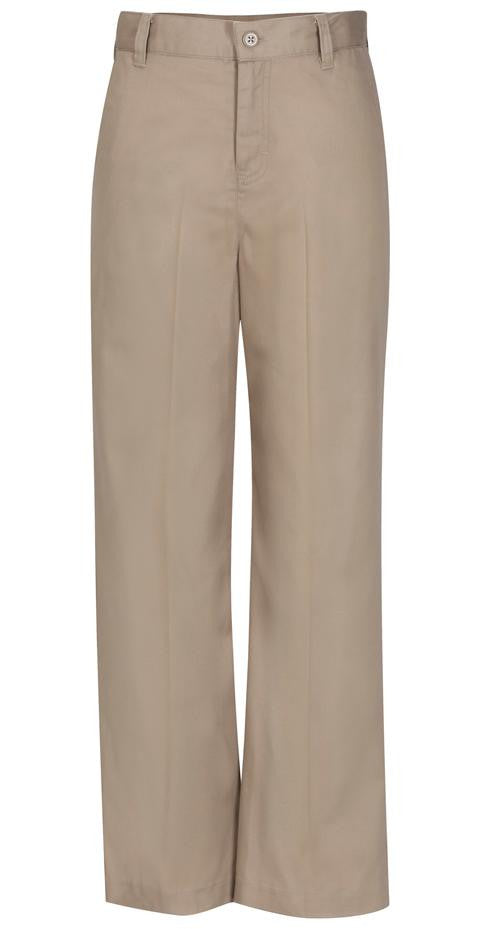 Girls Adj. Waist Flat Front Trouser