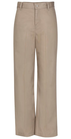 Girls Adj. Waist Flat Front Trouser