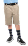Boys Husky Pleat Front Short