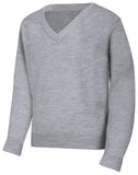 Youth Unisex Long Sleeve V-neck Sweater