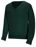 Adult Unisex Long Sleeve V-Neck Sweater