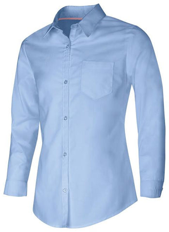 Junior Long Sleeve Oxford Shirt