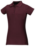 Girls Stretch Pique Polo
