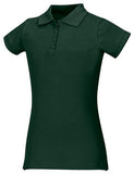 Girls Stretch Pique Polo