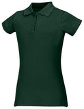 Girls Stretch Pique Polo