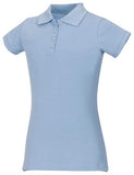 Girls Stretch Pique Polo