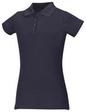 Girls Stretch Pique Polo