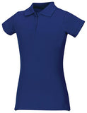 Girls Stretch Pique Polo