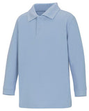 Preschool Unisex LS Pique Polo