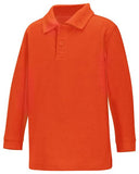 Preschool Unisex LS Pique Polo