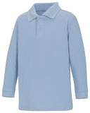 Preschool Unisex LS Pique Polo