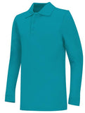 Adult Unisex Long Sleeve Pique Polo