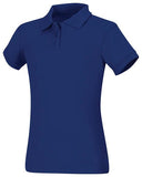 Girls Short Sleeve Fitted Interlock Polo